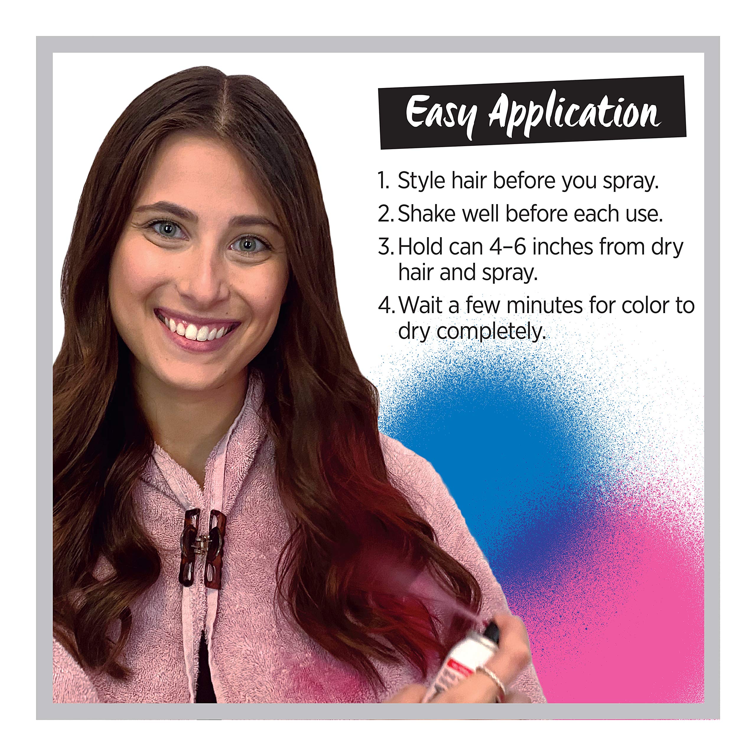 Mint: L'Oreal Paris Hair Color Colorista 1-Day Spray, Mint, 2 Ounce